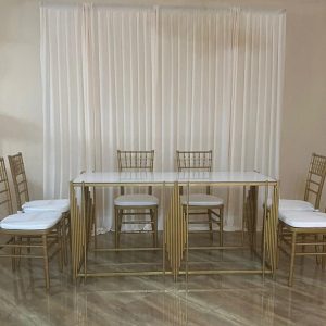 Mesa Firma con Estructura de Tela